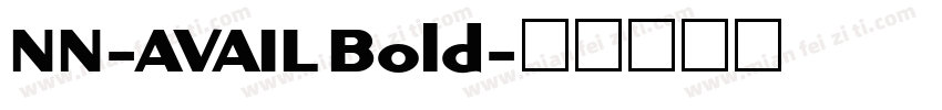 NN-AVAIL Bold字体转换